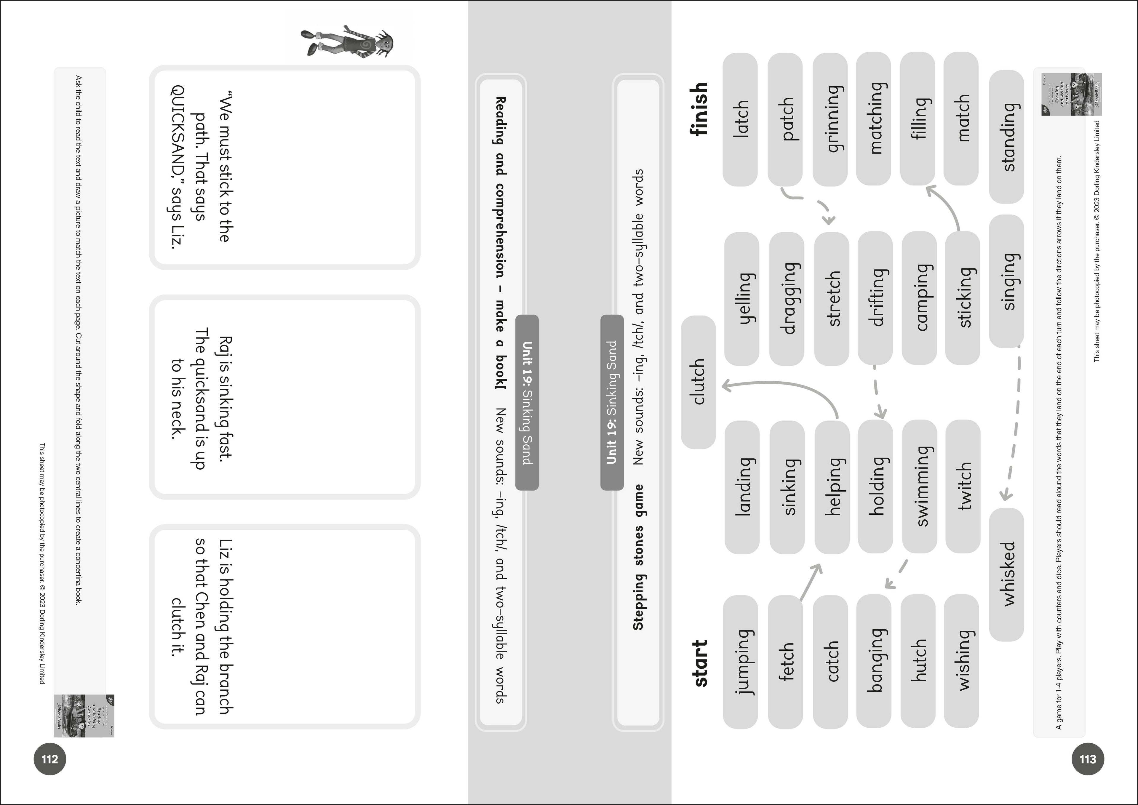 Phonic Books Dandelion Readers Reading and Writing Activities Set 1 Units 11-20-image