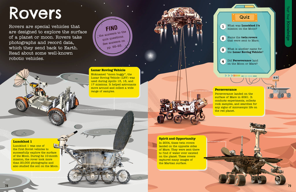 The Fact-Packed Activity Book: Space-spread image