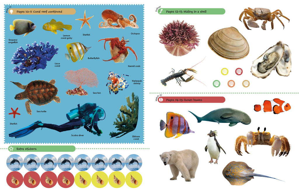 Ultimate Sticker Book: Ocean