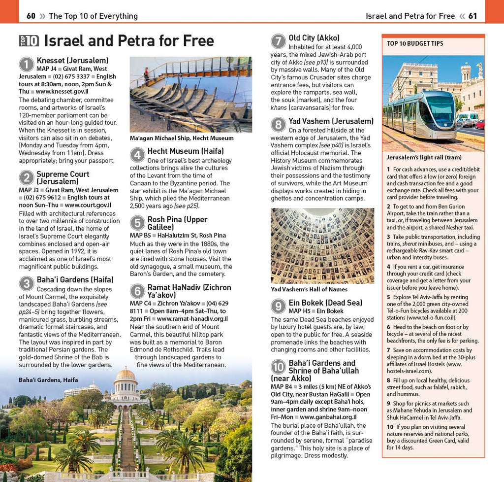 DK Top 10 Israel and Petra