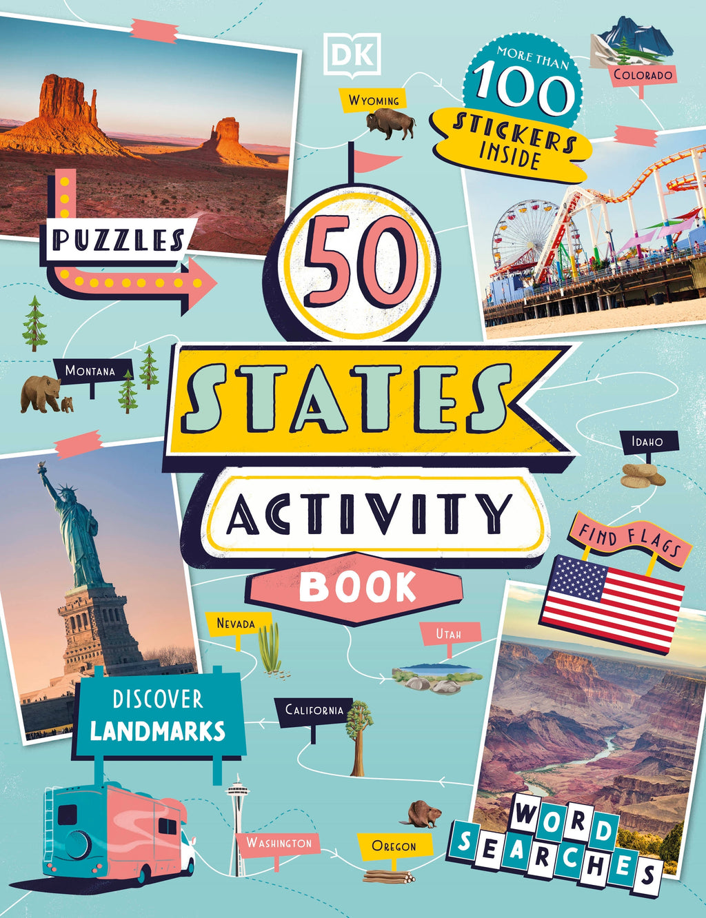 50 States Activity Book jacket