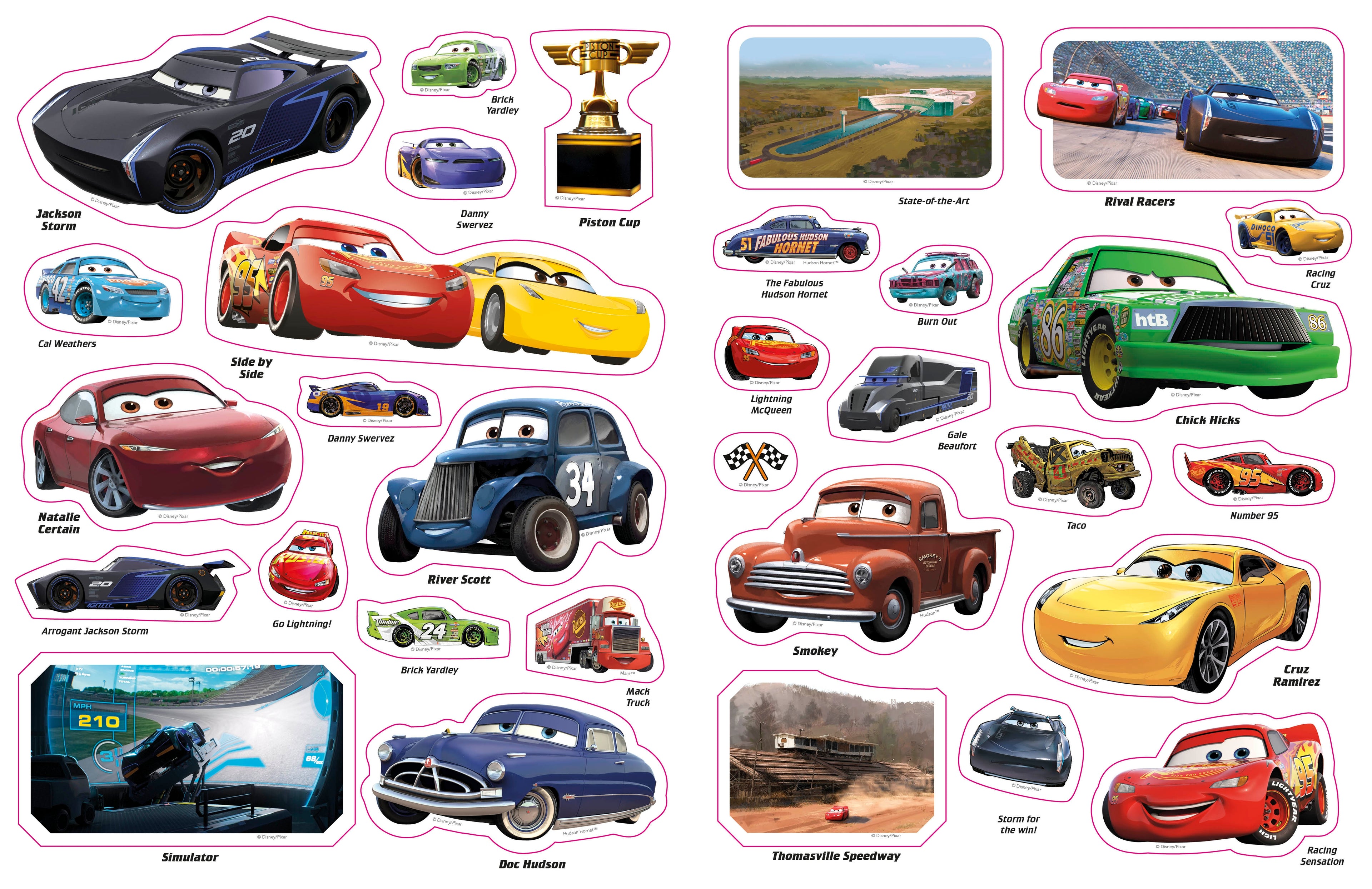 Ultimate Sticker Book: Disney Pixar Cars 3