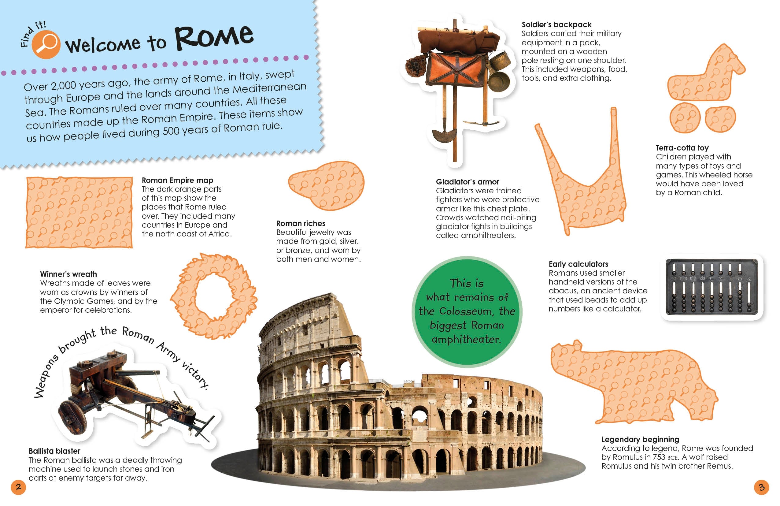 Ultimate Sticker Book: Ancient Rome