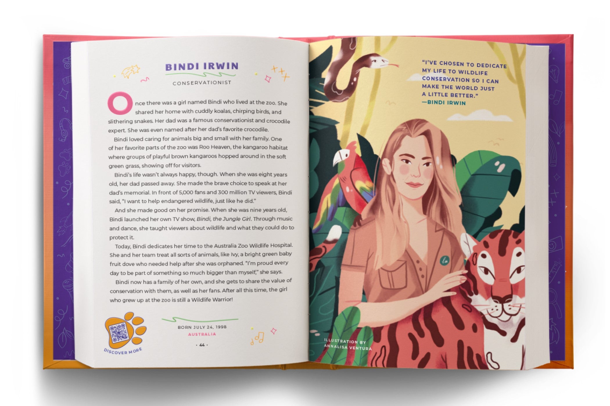 Good Night Stories for Rebel Girls: 100 Inspiring Young Changemakers-Spread, Image, (PRHC, Design, Do, Not, Use)-2
