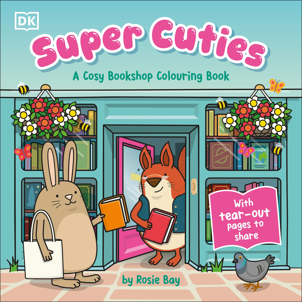 Super Cuties A Cosy Bookshop Colouring Book